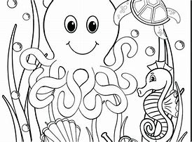 Image result for Underwater Animals Coloring Pages