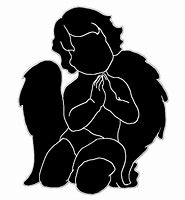 Image result for Cute Angel Silhouette