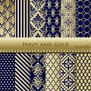 Image result for Gold and Navy Pattern Wallpaper