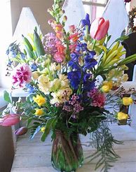 Image result for Spring Fresh Flower Arrangements Coral Roses