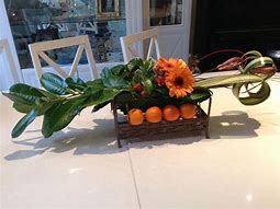 Image result for Horizontal Table Flower Arrangement