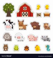 Image result for Animal Coloring Stickers