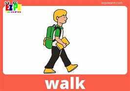 Image result for Walk Flash Card