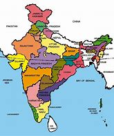 Image result for States of India On Map