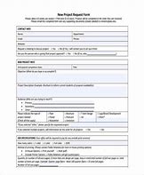 Image result for Project Request Form Template