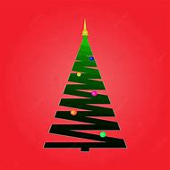 Image result for Ribbon Christmas Tree Silhouette