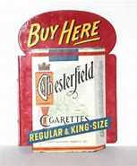 Image result for Vintage Chesterfield Cigarette Sign