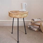 Image result for Tree Trunk Side Table