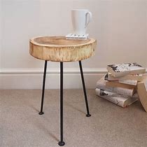 Image result for High Tree Trunk Table