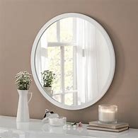 Image result for Contemporary White Mirror