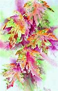 Image result for Watercolor Abstract Leaves