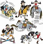 Image result for Horseback Riding Cartoon