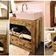 Image result for Pallet Vanity for the Bathroom