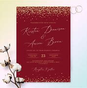 Image result for Maroon Invitation