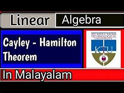 Image result for Cayley-Hamilton Theorem with Trace Elements