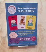 Image result for Sign Language Flash Cards for Babies