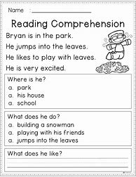 Image result for Grade 1 Reading Worksheets