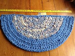 Image result for Half Round Rug Blue