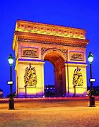 Image result for Eiffel Tower Arc De Triomphe