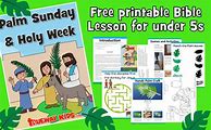 Image result for Palm Sunday Lesson for Kids