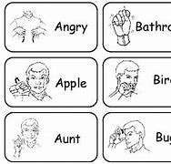 Image result for American Sign Language Cards