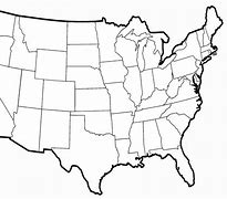 Image result for Blank Map of America