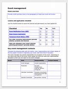 Image result for Reception and Crowd Management Plan Template