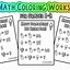 Image result for Math Coloring Pages Multiplication