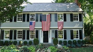 Image result for American Flag Home