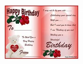 Image result for Birthday Card Template