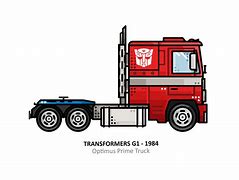 Image result for G1 Optimus Prime Truck Cartoon