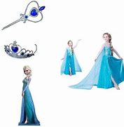 Image result for Elsa Blue Dress Purple Robe