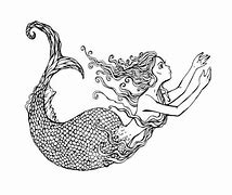 Image result for Little Mermaid Adult Coloring Pages