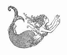 Image result for Little Mermaid Adult Coloring Pages