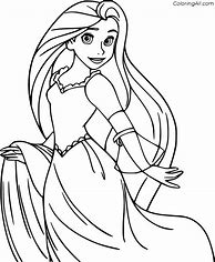 Image result for Rapunzel Black and White Coloring Pages