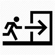 Image result for emergency exit icon vector