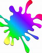 Image result for Rainbow Paint Splatter Clip Art