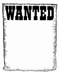 Image result for Blank Wanted Poster Template