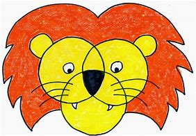 Image result for Lion Head Drawing Face