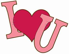 Image result for Heart with I Love You Clip Art