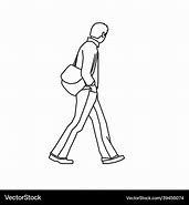 Image result for How to Draw a Boy Walking