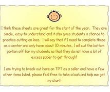 Image result for Cut and Paste Letter Worksheets