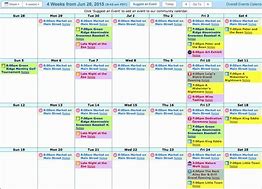 Image result for Event Calendar Template