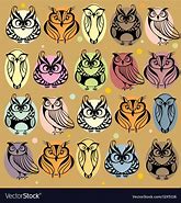 Image result for Colorful Owl Print