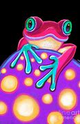 Image result for Trippy Frog Art