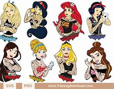 Image result for Punk Disney Princess Black and White