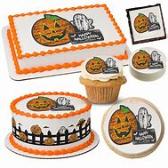 Image result for Edible Cake Toppers Halloween