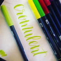 Image result for Brush Pen Calligraphy