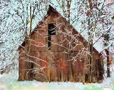 Image result for Folk Art Paintings Winter Scene