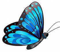 Image result for Butterflies Clip Art Baby Blue Flying